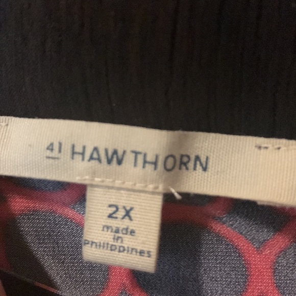 Red circle blouse - Picture 4 of 4